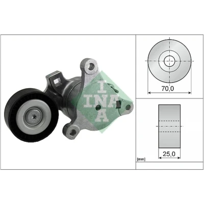 Abbildung von INA 534 0362 10 Spannarm, Keilrippenriemen PEUGEOT: 308 I SW