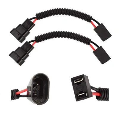 Abbildung von TOMALL 9005 9006 zu H7 LED Scheinwerfer Nachrüstung Kabelbaum Stecker Buchse Adapter 12 cm (5 inch)
