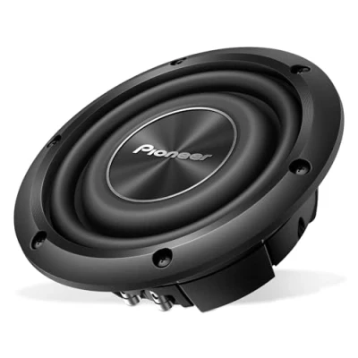 Abbildung von Pioneer TS A2000LD2 Passiv Subwoofer, leistungsstarker Subwoofer mit 700 W Maximalleistung, 20 cm, 67 mm Einbautiefe, IMPP Membran, Kontinuierliche Ausgangsleistung 250 W, schwarz