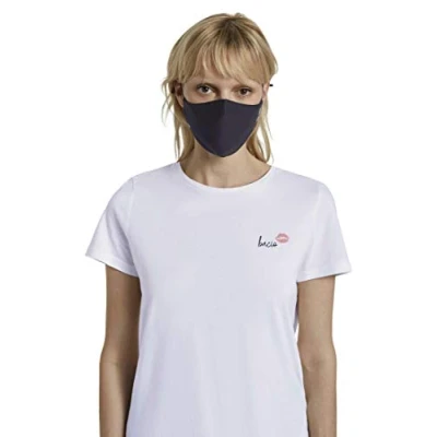 Abbildung von TOM TAILOR Herren Stoffmaske 1025197, 10334 Black Iris Blue, ONESIZE