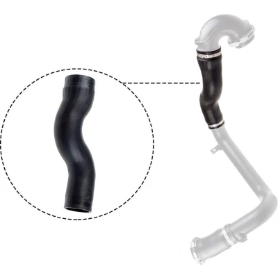 Abbildung von GATES 09 0697 Ladeluftschlauch AEM (Ethylen Acrylat Kautschuk) OPEL: Insignia A Sports Tourer, Saloon, Hatchback