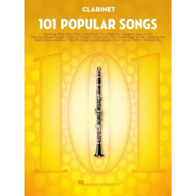 Abbildung von 101 Popular Songs Clarinet (Instrumental Folio): Noten, Sammelband für Klarinette