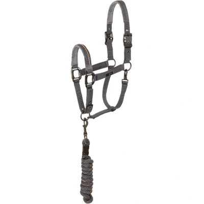 Abbildung von ANKY Halfterset Stones Steel Grey XWarmblut