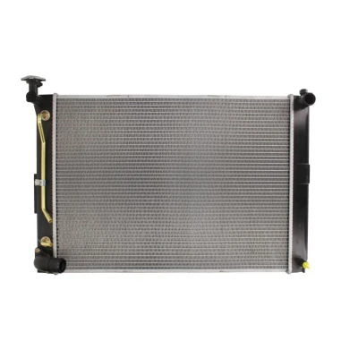 Abbildung von THERMOTEC D72052TT Kühler, Motorkühlung Aluminium für Fahrzeuge mit Klimaanlage 650 480 22 Automatikgetriebe Kühlrippen gelötet