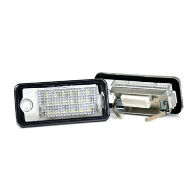 Abbildung von LED Kennzeichenbeleuchtung Kennzeichenleuchte 6000Kelvin kompatibel mit Audi A3 / S3, Cabrio, A4 S4 B6 RS4 AVANT A8 S8 D3, A6 C6 (4F) RS6 Plus, Q7ADAPX