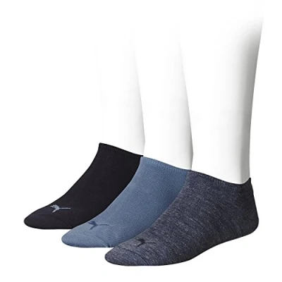 Abbildung von PUMA Unisex Sportsocken Invisible 3p Socken, Denim Blue, 39 42 EU