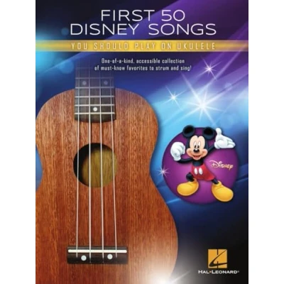 Abbildung von First 50 Disney Songs You Should Play on Ukulele Songbook