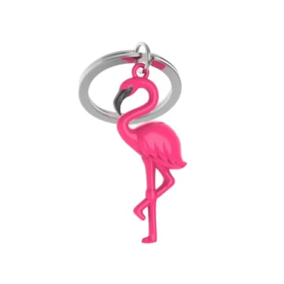 Abbildung von Metalmorphose Schlüsselanhänger Flamingo MTM144 01, Rosa, one size, Einzigartig