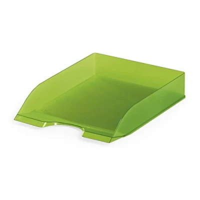 Abbildung von Durable Briefablagen (Basic, für Format DIN A4 bis C4, stapelbar) 6 Stück, grün transparent, 1701673017