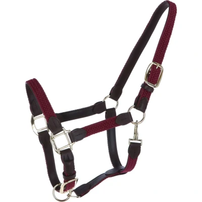 Abbildung von Kentucky Horsewear Geflochtenes Nylonhalfter Bordeaux