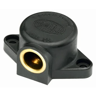 Abbildung von HELLA Steckdose 1 polig Schraubanschluss Stecker: Schraubkontakt schwarz DIN/ISO: 4165 Blister Menge: 8JB 004 123 002
