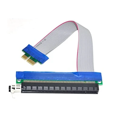 Abbildung von chenyang PCI E Express X1 auf X16 Extension Flex Cable Extender Converter Riser Card Adapter 20cm