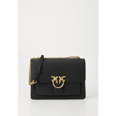 Abbildung von Pinko LOVE SOFT BIG Pelle Bottalata Umhängetasche, Damen, Größe: One Size, Black