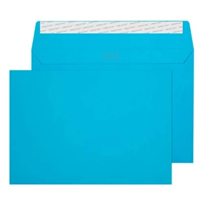 Abbildung von Blake Creative Colour 45310 Farbige Briefumschläge Haftklebung Karibik Blau C5 162 x 229 mm 120g/m² 25 Stück