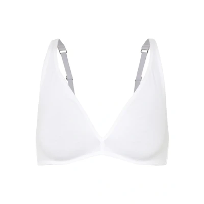 Abbildung von Calida Natural Comfort Damen Triangel BH, Damen, Größe: 80A, White