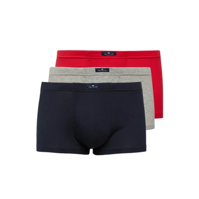 Abbildung von TOM Tailor 3 PACK Panties, Herren, Größe: XL, Melange red/navy