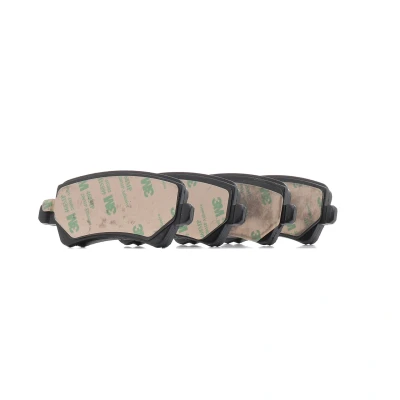 Abbildung von VALEO 598928 Bremsbelagsatz Hinterachse mit Sicherungsschraubensatz, Anti Quietsch Blech VOLVO: XC60 I, V60 II, FORD: Galaxy Mk2 MPV