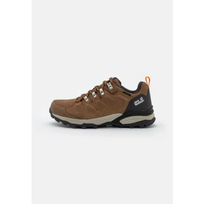 Abbildung von Jack Wolfskin Refugio Texapore Hikingschuh, Damen, Größe: 42.5, Brown/apricot Schuhe