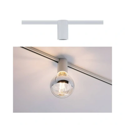 Abbildung von Paulmann Schienensystem Leuchten »URail Schienenspot Socket Einzelspot E27 max. 20W 230V«, (1 tlg.), dimmbar