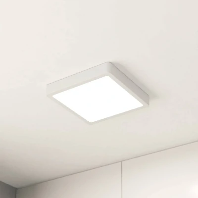 Abbildung von EGLO Deckenleuchte »FUEVA 5«, Leuchtmittel LED Modul fest integriert, in weiß aus Stahl 17W Warmweiß