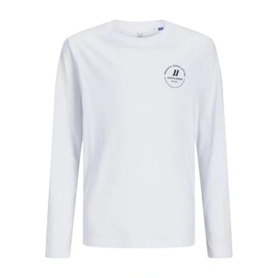 Abbildung von Jack &amp; Jones Junior Eswift TEE NOOS Langarmshirt für Kinder, Größe: 140, White