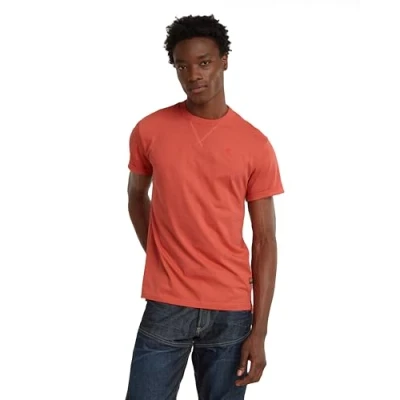 Abbildung von G Star RAW Herren Nifous T Shirt, Rosa (Finch D24449 336 5789), S