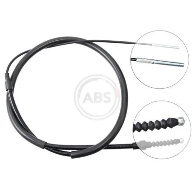 Abbildung von A.B.S. K11376 Handbremsseil 1613 Scheibenbremse für Links /Rechtslenker VOLKSWAGEN: GOLF 3