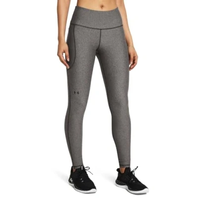 Abbildung von Under Armour Damen Tech HiRise Legging, Sportleggings, atmungsaktive Trainingshose mit 4 Wege Stretch,Charcoal Light Heather / Black,MD