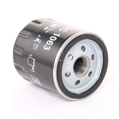 Abbildung von MAHLE ORIGINAL OC 1063 Ölfilter mit einem Rücklaufsperrventil Anschraubfilter FORD: FOCUS Mk3 Box Body / Estate, KUGA 2, 3, JAGUAR: XF Saloon