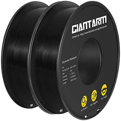 Abbildung von PLA Filament 1.75mm, GIANTARM 3D Drucker 2kg Spool (schwarz)