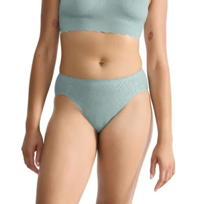 Abbildung von Sloggi FEEL Bliss HIGH LEG Slip, Damen, Größe: XL, Misty turquoise