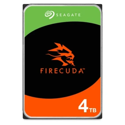 Abbildung von Seagate FireCuda 4TB interne Festplatte HDD, 3.5 Zoll, 7200 U/Min, CMR, 256 MB Cache, SATA 6GB/s, silber, inkl. 3 Jahre Rescue Service, FFP, Modellnr.: ST4000DXZ05