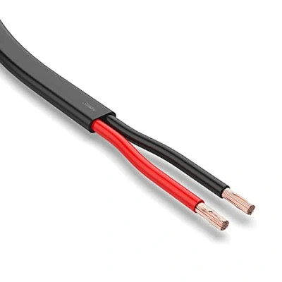 Abbildung von AUPROTEC KFZ Kabel 2x1,5 mm² 10m flach FLRYY I Flachkabel Fahrzeugkabel/Fahrzeugleitung Verschiedene Anwendungen 2 poliges für Anhänger geeignet