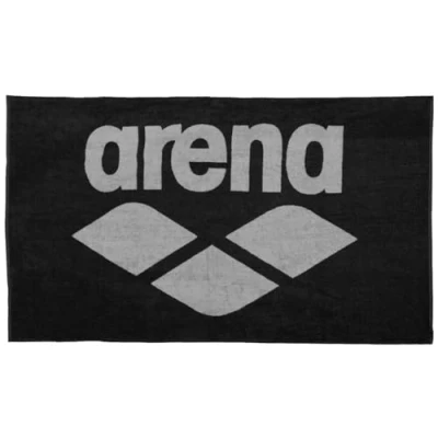 Abbildung von Arena Unbekannt Unisex Erwachsene bomuld håndklæde pool blødt Handtuch, Black grey, 150x90cm EU
