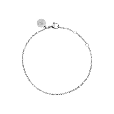 Abbildung von Purelei® Brave Armband (Silber), Filigranes wasserfestes für Damen, Schlichtes aus Edelstahl, Geschenk Frauen, 16 19 cm Länge verstellbar