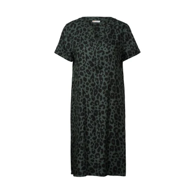 Abbildung von Street One Gemustertes Freizeitkleid, Damen, Größe: 38, Grün