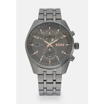 Abbildung von BOSS Skytraveller Chronograph, Herren, Größe: One Size, Grey