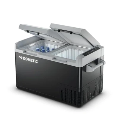 Abbildung von DOMETIC CFF 70DZ Zweizonen Kompressor Kühlbox 70L 12/24V 220/240V Kühlung bis 18 C Elektrische Kühlbox, Gefrierbox Auto, Lkw, Boot, Reisemobil
