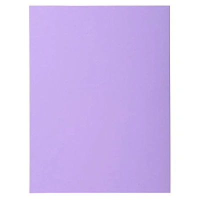 Abbildung von Exacompta 340008E 100er Pack Aktendeckel SUPER für DIN A4 in Pastellfarben PEFC™zertifizierte lila ideal das Büro und Schule die mobile Organisation