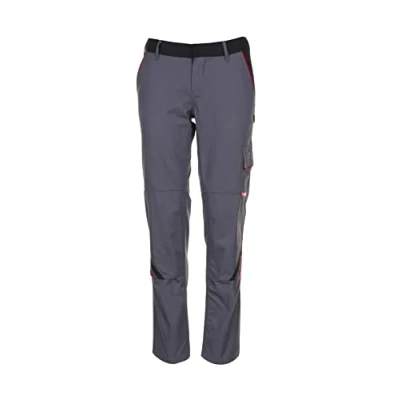 Abbildung von Planam Highline Damen Bundhose Schiefer schwarz rot Modell 2329 Größe 42
