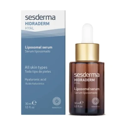 Abbildung von Sesderma Hidraderm Hyal Liposomal Serum Extreme Hydratation Feuchtigkeitsspendendes für das Gesicht Dreifache Hyaluronsäure Tiefenhydratation Alle Hauttypen 30 ml