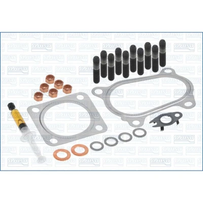 Abbildung von AJUSA JTC12369 Montagesatz, Lader with studs, syringe oil mit Dichtungen Montageanleitung FIAT: Tipo Estate, ALFA ROMEO: MiTo