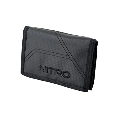 Abbildung von Nitro Unisex Wallet, Geldbörse, Portemonnaie, Münzbörse Geldbeutel, Tough Black