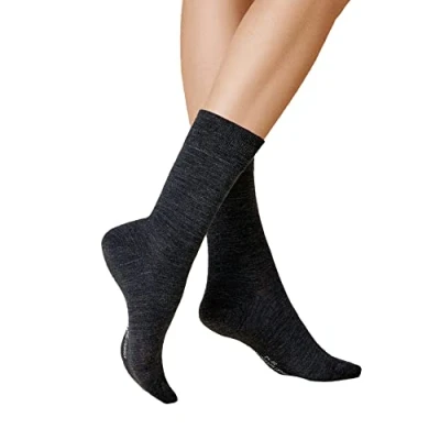 Abbildung von KUNERT Damen Socken Soft Wool Cotton druckfreier Bund Anthrazitmel 4050 39 42