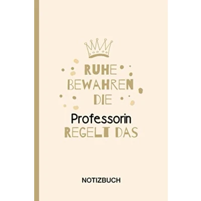 Abbildung von Ruhe Bewahren die Professorin Regelt das: A5 Notizbuch als Geschenk für eine /punktiert Geschenke zum GeburtstagGeburtstagsgeschenk Kollegin