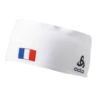 Abbildung von Odlo Unisex Stirnband COMPETITION FAN WARM, white,