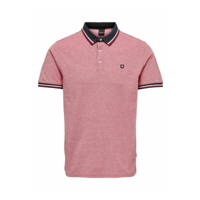 Abbildung von Only &amp; Sons Onsfletcher REG NOOS Poloshirt, Herren, Größe: Small, Racing red