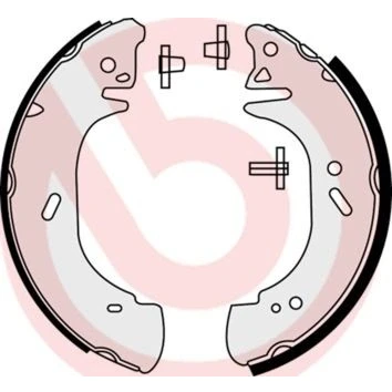 Abbildung von BREMBO S 59 518 Bremsbacken 280 65 mit Zubehör