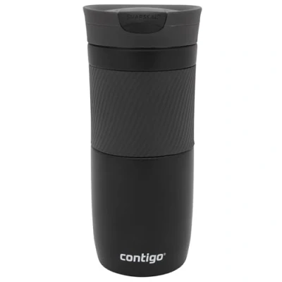 Abbildung von Contigo Thermobecher Byron Snapseal, Edelstahl Isolierbecher, Kaffebecher to go, auslaufsicher, spülmaschinenfester Deckel BPA frei, 470 ml, 1 Stück (1er Pack)
