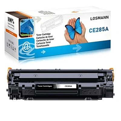 Abbildung von LOSMANN 1x Schwarz Toner Kompatible für HP 85A CE285A Laserjet Pro P1005 P1006 P1102W P1102 M1132MFP M1217NFW M1212NF M1213NF M1132 P1100 M1136 M1210 M1212 M1130 M1134